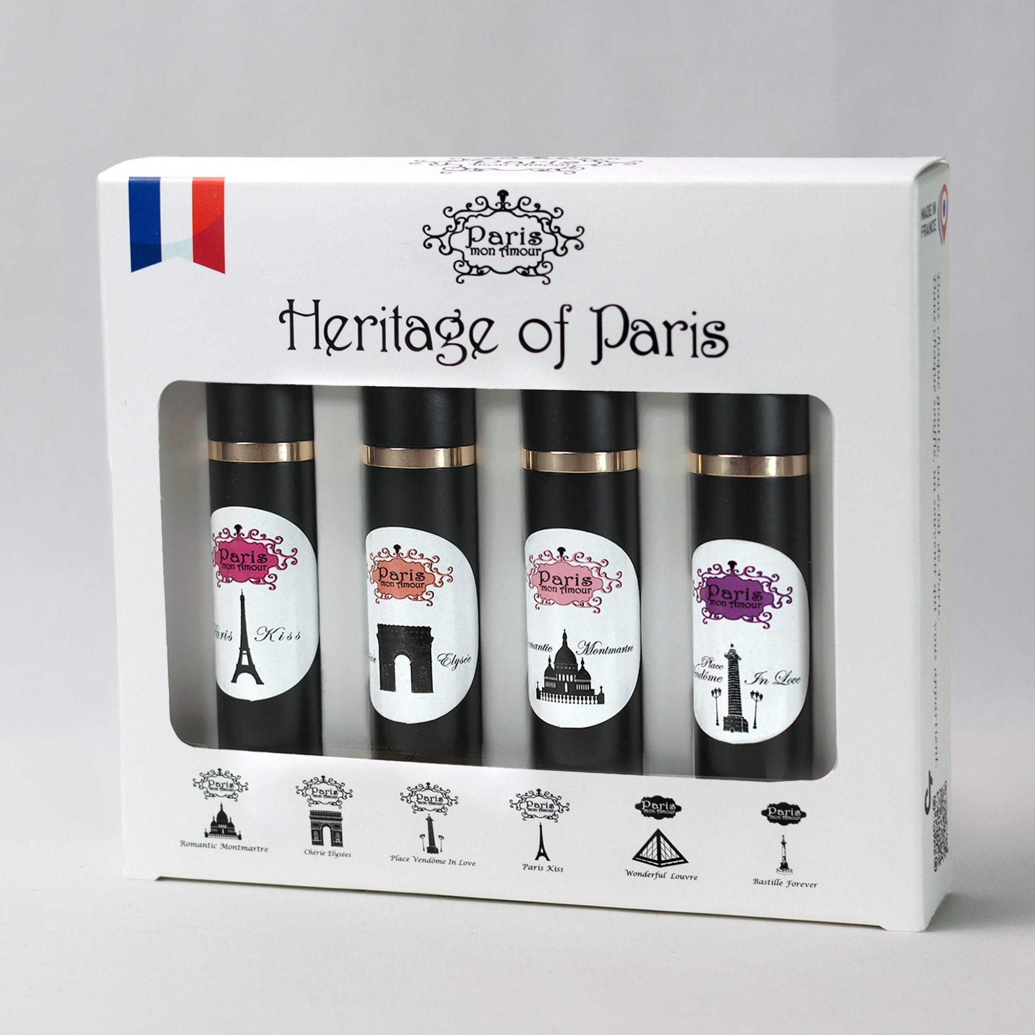 Discovery Set 4*9 ml sprays with PARIS MON AMOUR Perfume