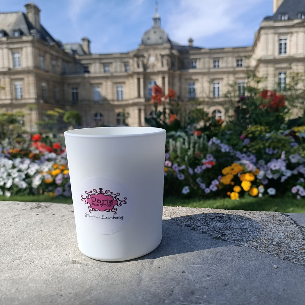 PARIS MON AMOUR Jardin du Luxembourg Candle  (Tiare Flower) 140 g