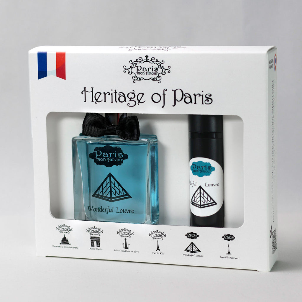 PARIS MON AMOUR Wonderful Louvre 50 ml Gift set + 9 ml Perfume Spray
