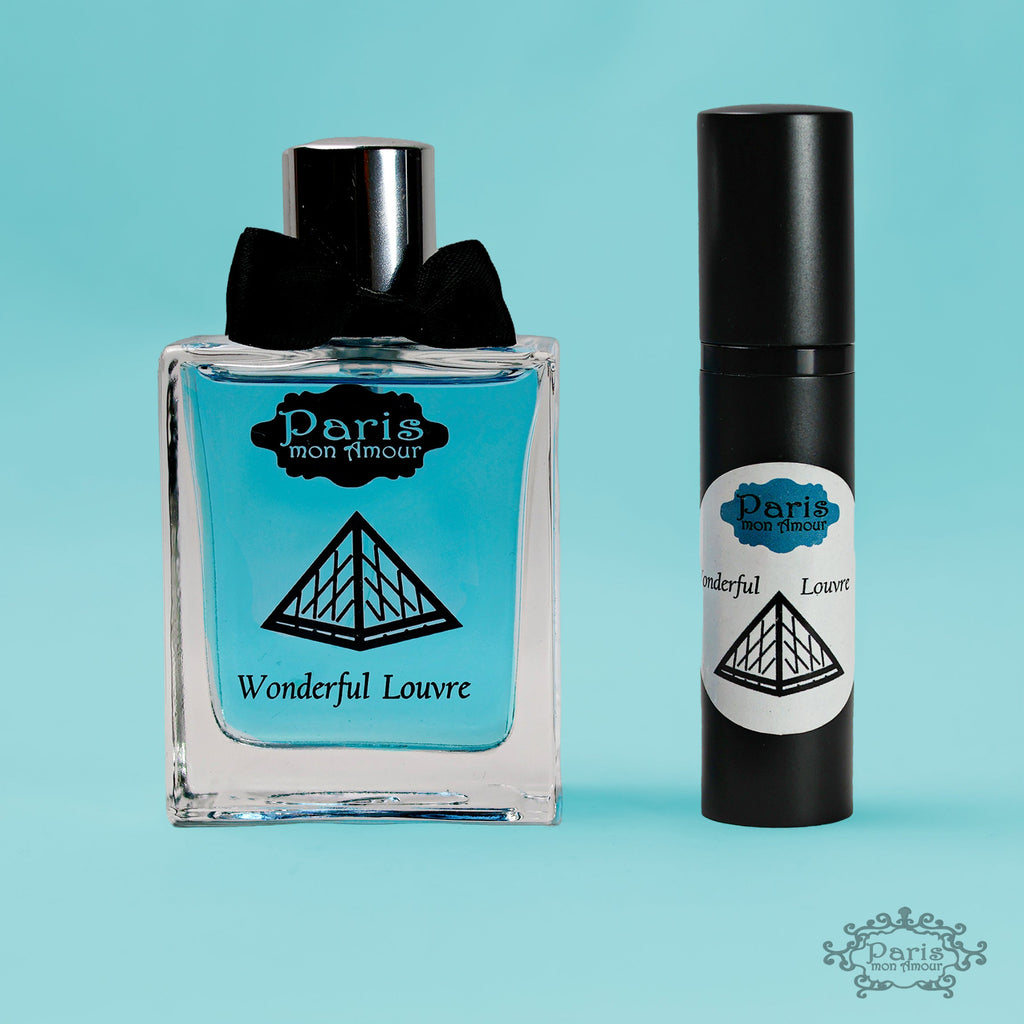 PARIS MON AMOUR Wonderful Louvre Perfume Gift Set 50 ml + Travel Spray 9 ml
