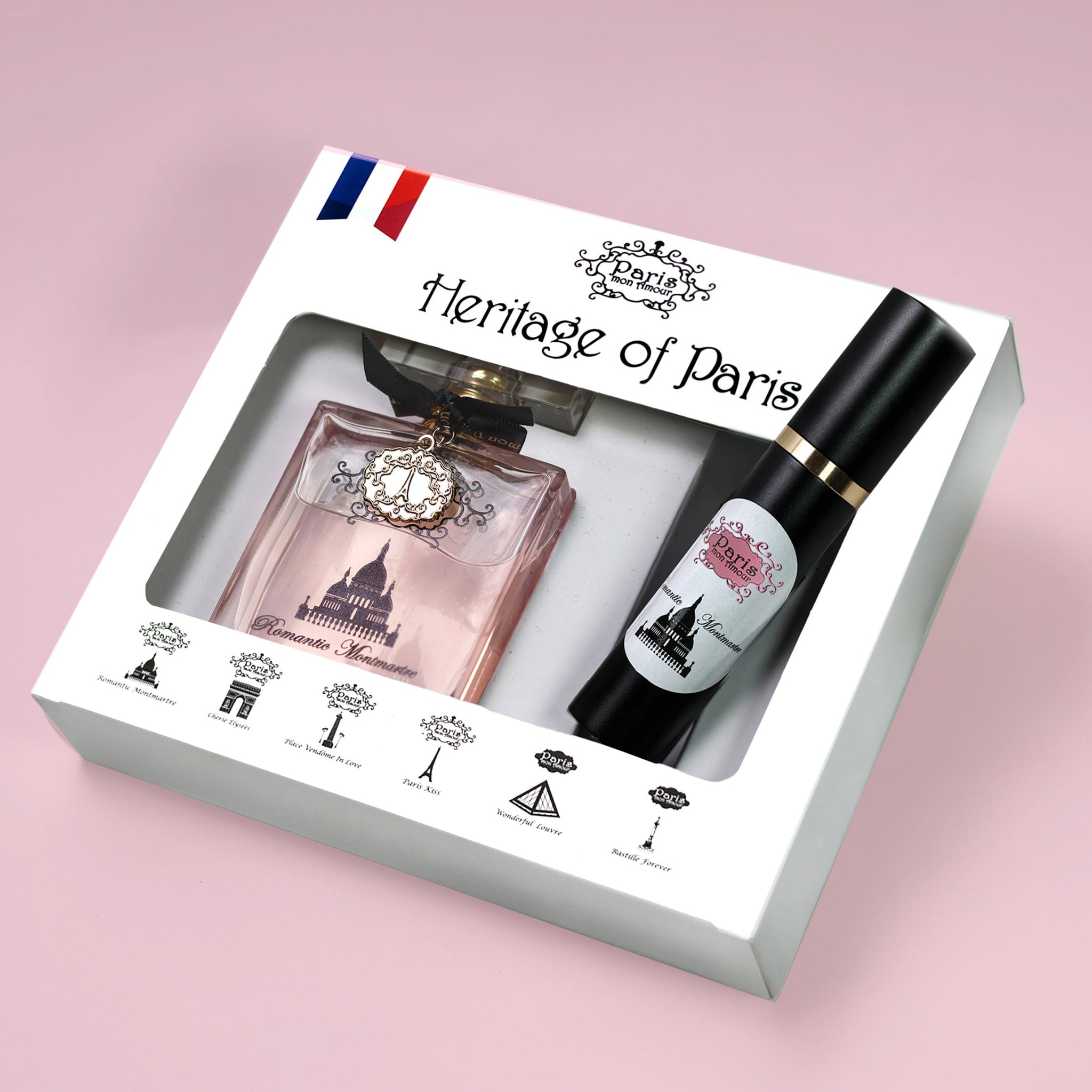 PARIS MON AMOUR Romantic Montmartre 50 ml Gift Set + Travel spray 9 ml