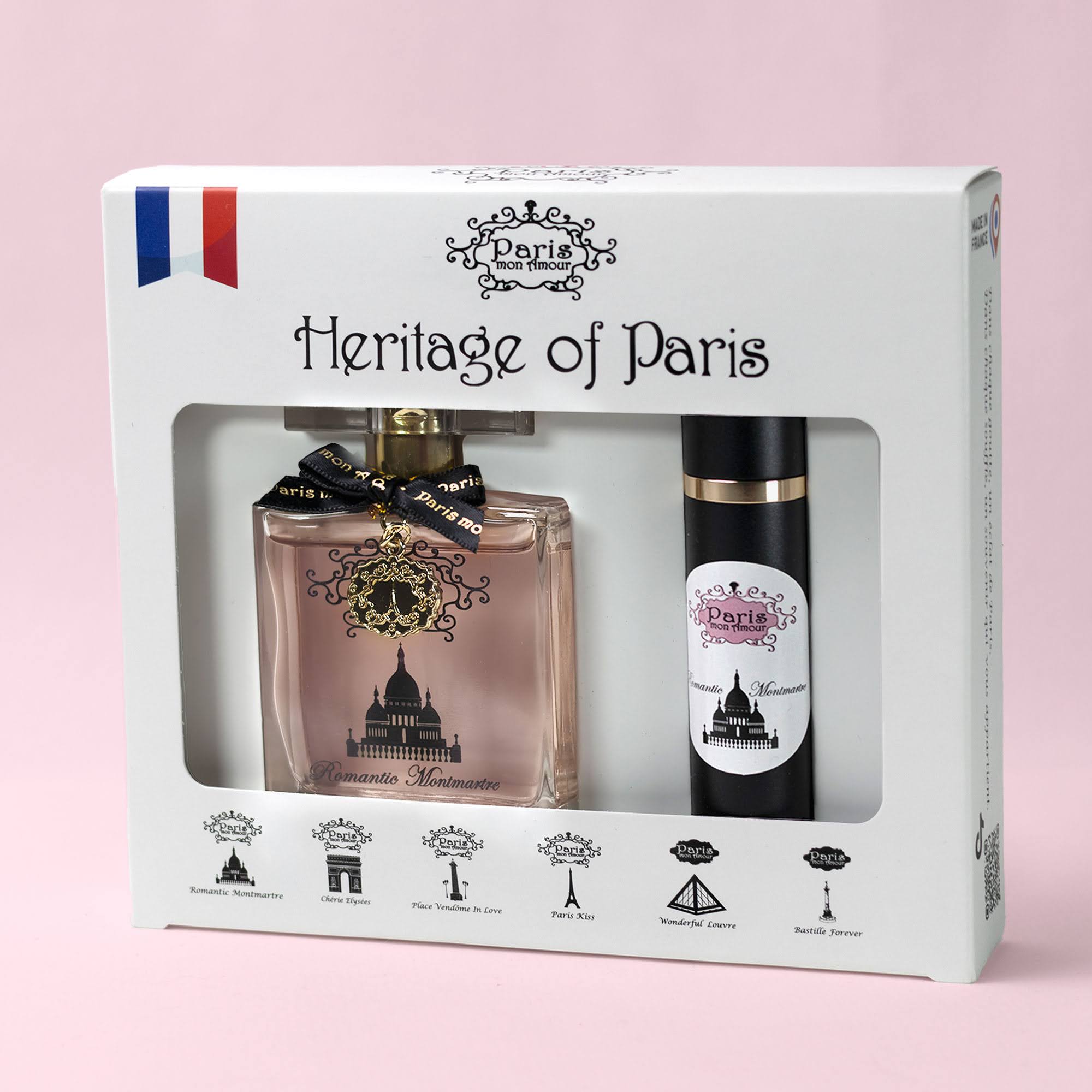 PARIS MON AMOUR Romantic Montmartre 50 ml Gift Set + Travel spray 9 ml