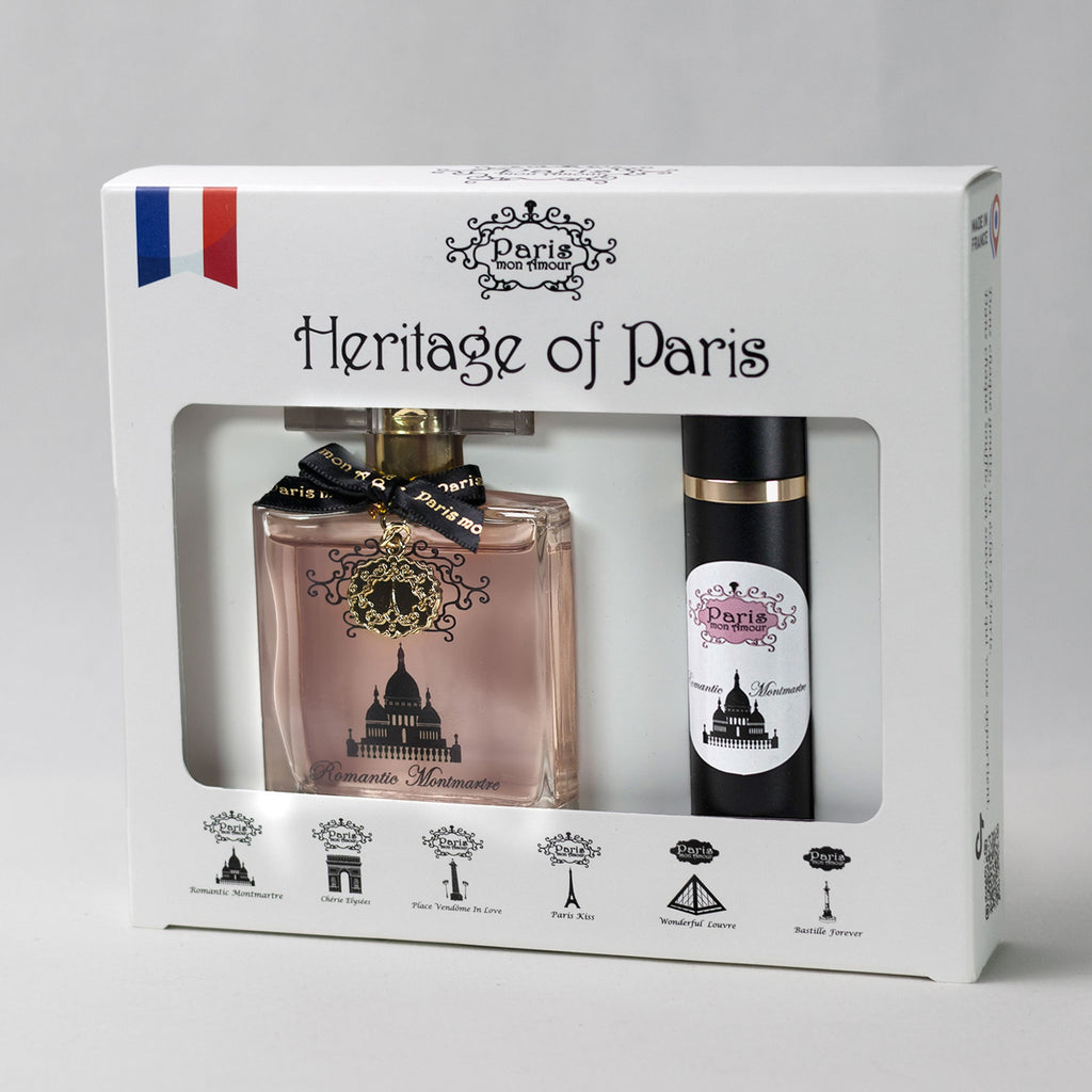 PARIS MON AMOUR Romantic Montmartre 50 ml gift set + 9 ml Spray perfume