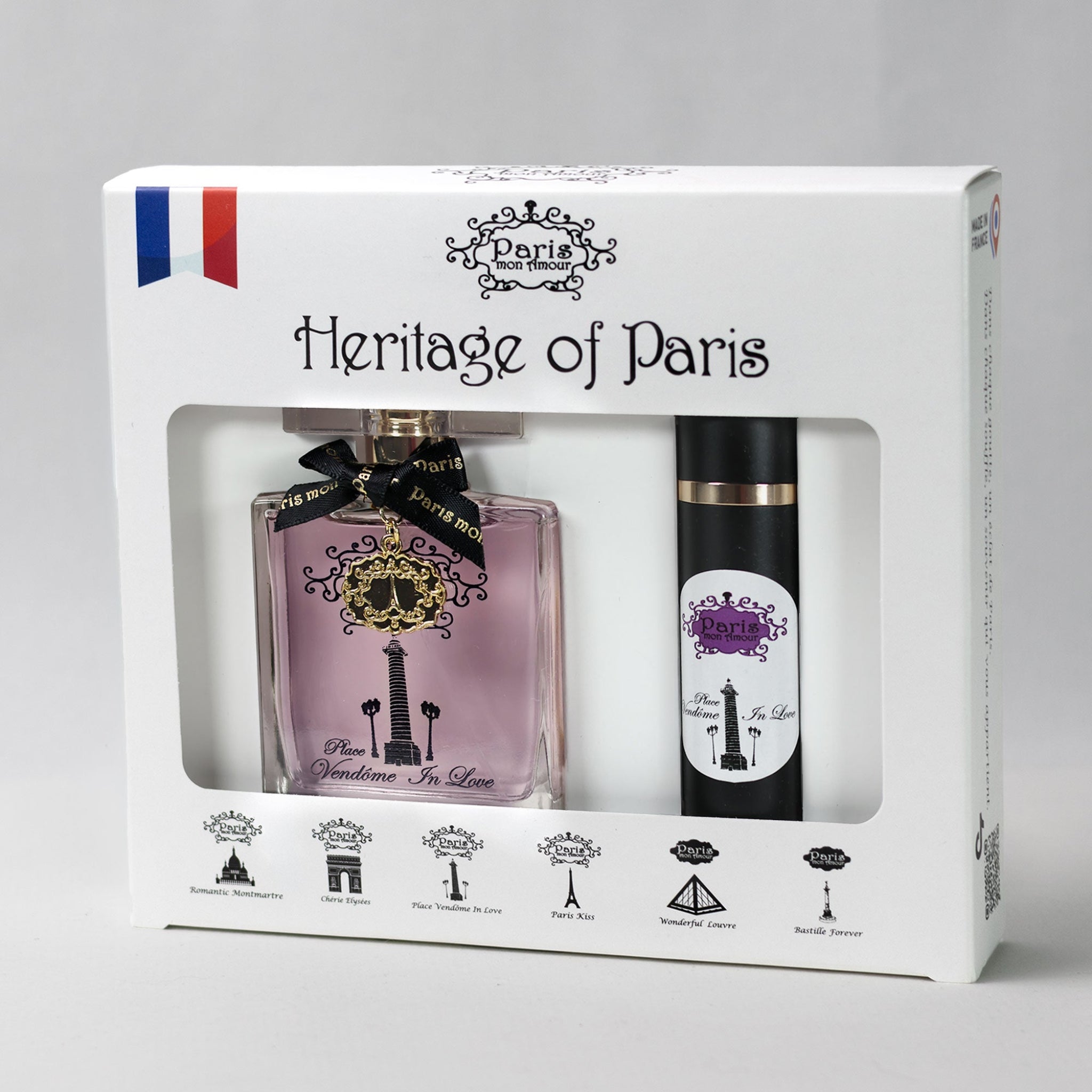 PARIS MON AMOUR Place Vendôme in Love 50 ml gift set + Spray 9 ml perfume
